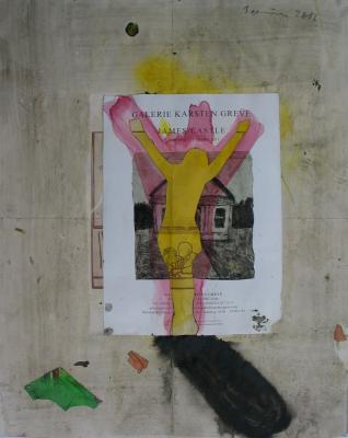Ohne Titel, Mischtechnik auf Papier, 50 x 40 cm, 2013
