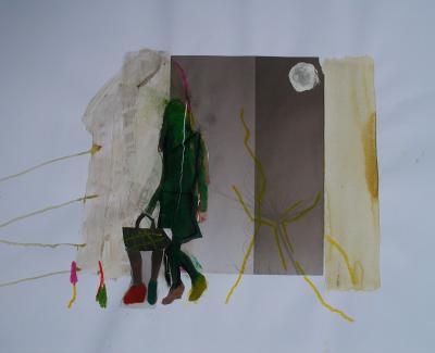 Natural Wear I, Mischtechnik auf Papier, 50 x 70 cm, 2013