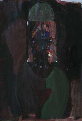 o. T., Mischtechnik auf Papier, 100 x 70 cm, 2013