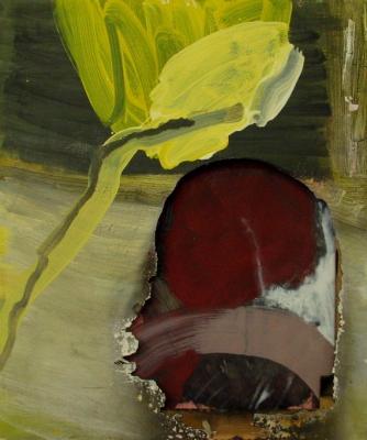 Dahinter I, MT. a. LW., 60 x 50 cm, 2014