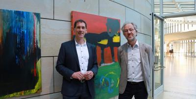 Landtag Düsseldorf, Eröffnungsgespräch mit Landrat Jens Kamieth Landtag Düsseldorf, Eröffnungsgespräch mit Landrat Jens Kamieth
